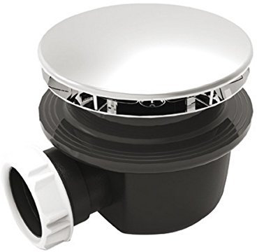 bonde de douche - diamètre 90mm - extra plate - hauteur 60mm - sortie horizontale - valentin 57170000000