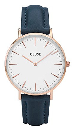 Cluse Damen-Armbanduhr Analog Quarz Leder CL18016