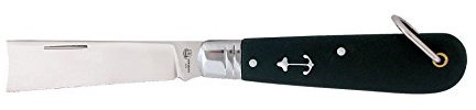 IMEX EL ZORRO 54003, Coltello da Marinaio Uomo, Nero, 8 cm