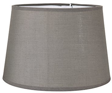 Sema 97206 runder Lampenschirm, graue Textur/Stoff