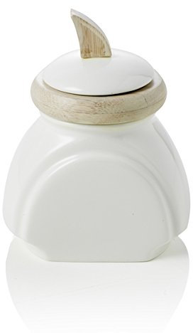 Brandani 54607 Aladino barattolo ermetico, in porcellana e bambù naturale, multicolore