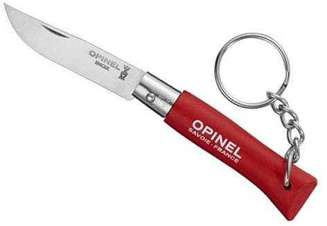 DELETE - Couteau Opinel Porte-cle N° 4 Rouge - Manche 6.5 cm