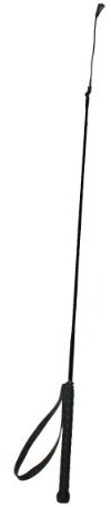 ARBO-INOX Reitgerte mit Handschlaufe und Pinsel schwarz 75cm