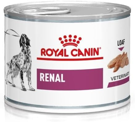 Royal Canin Veterinary Renal | 12 x 200 g | Diätalleinfuttermittel für ausgewachsene Hunde | Kann zur Unterstützung der Nierenfunktion bei chronischer Niereninsuffizienz beitragen | Mousse