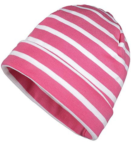 AS Bekleidungswerk GmbH Bretonische Rollmütze gestreift Verschiedene Größen und Farben (26 Magnolia/Weiss, 3 = bis 58cm Kopfumfang)