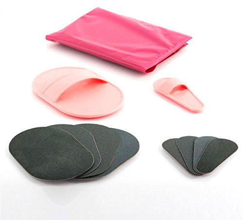 Shop Story – Set mit Handschuhen zur Epilierung, Peelingscheiben, weich, 100 % natürlich, manuelle Rasur, für Herren und Damen, Epilierer ohne Schmerzen