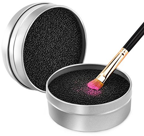 Luxspire Make-Up Pinsel Reiniger, Schnell Farbenwechsel Sponge Farbe Reinigung Makeup Pinsel Trocken Werkzeug Make-up Cleaner Trockenreinigung Schwamm