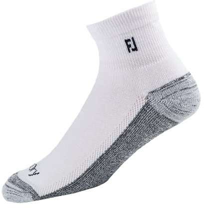 FootJoy Unisex ProDry Quarter Socken, weiß, Einheitsgröße