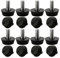 sourcing map 16 Pcs Pieds de Nivellement Meuble Réglable M6 x 13 x 20mm Pied de Meuble pour Meubles, Protection de Sol pour Pieds de Chaise et de Canapé