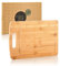 bambuswald© ökologisches Schneidebrett | Schneideunterlage 100% Bambus - 4 Größen - Hackbrett, Brotbrett, Küchenbrett, Tranchierbrett, Servierbrett - ideal für Käse, Brot, Gemüse o. Fleisch | Large