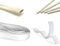 ROMAN BLIND KIT 1 METRE - 4 x 1m rods, 4 x tape, 2 x hook and loop, 1m bottom bar (no track included)