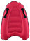 DUBENS Kid Outdoor Aufblasbare Surfbretter Tragbare Bodyboards Sicheres Licht Einfach Tragen Lernen Schwimmen Paddel Surfen Wassersportgeräte für Kinder Kid Frauen Männer (Rot)