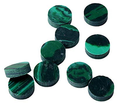 Milisten 10stücke Teiliges Abalone Inlay Material Für Mandoline Ukulele Gitarre Runde Fingerboard Dots Dunkelgrün Hochwertige Muscheleinlagen Zur Dekoration Von Griffbrettern