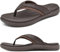 KuaiLu Flip Flops Men Sport Thong Sandals with Comfort Plantar Fasciitis Arch Support Beach Pool Slides for Men Soft Yoga Mat Cushion Size 7 Brown