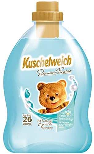 Kuschelweich Premium Weichspüler Finesse mit Argan Öl 26 WL 750ml