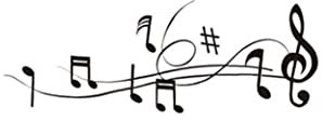 5 sheets Music Score Tattoo Stickers Men And Women Personality Good Music Notes Waterproof Lasting Tattoo Stickers