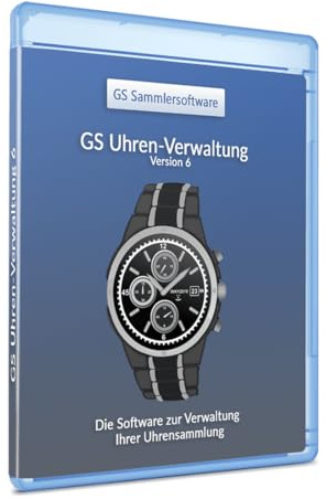 GS Uhren-Verwaltung 6 – Professionelle Software für Uhrensammler | Uhrenverwaltung, Bildimport, Excel-Export, Mehrsammlungen | Windows 7–11