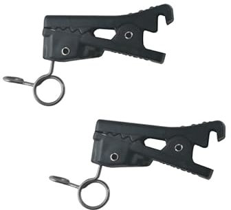 Canfon ABS Kunststoff Lavalier Mikrofon Krawattenklammer für Rode Lavalier GO, SmartLav + Ansteckmikrofon, 2 Stück (4,5 mm)