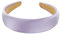 axy Haarreif mit Stoff gepolstertes Metallicfarbe - Damen Haarreifen in Metallic-Optik Stirnband Haarschmuck HRK2B (Helllila)