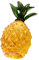 HOMSFOU Gelbe Kristall Ananas Figur Glas Obst Briefbeschwerer Kunstsammlung Handgefertigtes Handwerk Tischschmuck Home Hochzeitsdekor