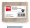 TOX 63600206 Home Base Sockelleistenstifte blau verzinkt mit tiefem Senkkopf in recycelbarer Papierverpackung, zur Befestigung von Sockelleisten, Lattungen, Holz uvm, 100 Stk, Silber, 1,4 x 50 mm