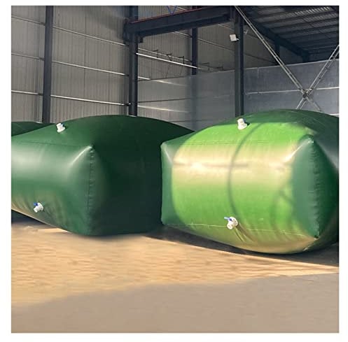 1000L 500L 2000L 4000L Water Tank Storage Bladder, Foldable Large-Capacity Rainwater Collection System, Heavy Duty Water Bag for Drought-Resistant Fire-Fighting Agricultural Use ( Size : 400 L/105 gal