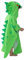 LOLANTA Badetuch mit Kapuze für Kinder, Dinosaurier, Strandtuch, Poncho, Jungen, Schwimmvertuschung, 100% Baumwolle (2–4 Jahre, Grün C)