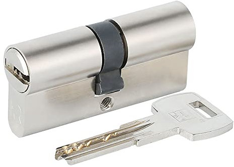 Schließzylinder Standard-Universal-Kupfer-Lock-Kern-Innenverriegelungskernschloss C5-Serie 45 56 60 52 65 70 75 80 85 90mm Profilzylinder (Color : 80mm(40-40mm))