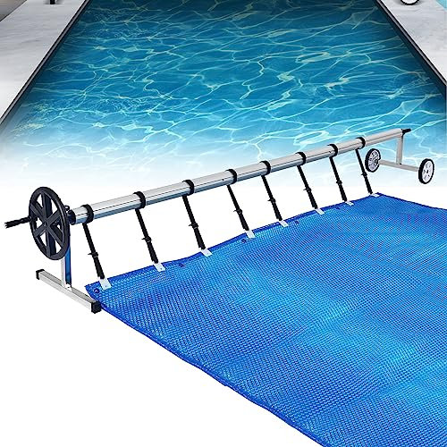JOIEYOU Avvolgitore per piscina, sistema di avvolgimento di alta qualità, per copertura solare, 3-5,7 m
