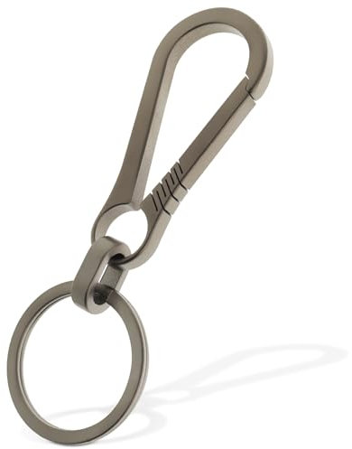 Ouligay Titan-Karabiner Schlüsselanhänger Titan Clip mit Flaschenöffner Dauerhaft Paracord Schlüsselanhänger Karabinerhaken für Schlüssel Robuster Herren Frauen