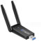 WiFi 6 AX1800 WiFi Adapter USB 3.0 1800 Mbit/s Drahtlose Netzwerkkarte Dongle Dualband Doppelantennen für PC Laptop Computer