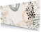 SXCKANG Schreibtischunterlage mit abstraktem Kunst-Design, wasserdicht, rutschfeste Gummiunterseite, langes Mauspad für Büro, Laptop, modernes Boho-Blätter, großes Mauspad, Computerzubehör, 80 x 30 cm