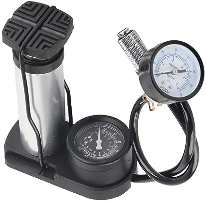 Mtlavishness Ek Drucktester Wasserkühlung 21×14×12 Doppelbarometer Computer Wasserlecktester Kühlsystem Druckanzeige PC Wasserkühlung Bitspower True Brass Multi-F Blo