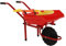 Attrezzo da Giardinaggio per Bambini Carriola Playset Giocattolo Parco Giochi Giocattolo da Spiaggia Carriola a per Esterni Giocattolo età 4-7, Rosso