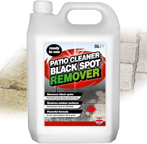 5L Black Spot Remover & Eliminator Powers Through Stubborn Dirt & Grime | For Path & Driveways