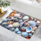 YISUMEI Badematte rutschfeste Badteppich 40x60cm Waschbar Schnelltrocknende Badezimmerteppich, Badvorleger für Dusche,Badewanne und Badezimmer (Muscheln)
