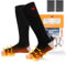 Heated Socks, MUTOUHE Electric Heated Socks for Men Women, Winter Warm Socks for Outdoor Sports - Camping, Hiking, Fishing, Cycling, Walking, Hunting, Motorcycling, Skating and Skiing (Black, L)