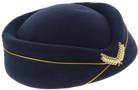 ibasenice Cappello Da Hostess Cappelli Da Hostess Cosplay Cappello Da Sposo Cappello Da Marinaio Cappelli a Cilindro Per Uomo Berretto Da Panettiere Cappuccio in Rete Navy Imitazione Monny