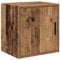 vidaXL Garagen-Wandschrank Altholz-Optik Holzwerkstoff, Schrank, Garagen-Aufbewahrungsschrank, Wandschrank mit Türen, Garagen-Lagerschrank