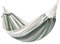 LA SIESTA® Modesta - Hamaca individual para interior y exterior con correa, hamaca para árbol, hamaca portátil de algodón, lona para jardín, balcón, dormitorio, piscina, color verde oliva