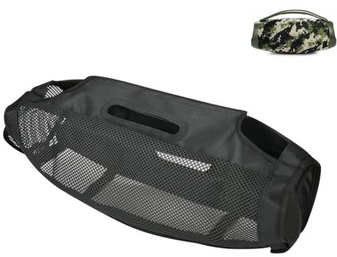Housse Anti-poussière de Haut-Parleur pour JBL Boombox 3 Audio Housse Anti-poussière Souple Accessoires de Protection Anti-poussière extérieurs, Noir