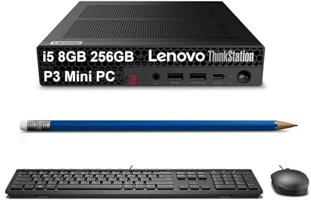Lenovo ThinkStation P3 Tiny Workstation Desktop (Intel 14-Core i5-14500 vPro (> i7-13700), 16GB DDR5, 512GB SSD), Business Mini PC, Micro & MFF Computer, Ethernet, Wi-Fi 6, HDMI, Win 11 Pro, 2025