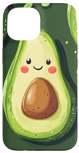 Niedliches Avocado-Muster Hülle für iPhone 15