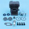 LAVAS Kit cilindro pistone placcato da 38 mm for motosega Stihl 018 MS180 MS 180 cuscinetto a sfere paraolio candela viti guarnizione marmitta