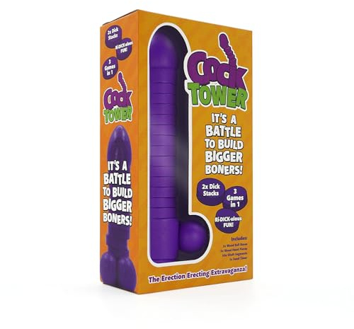 Play Wiv Me Cock Tower - Lustiges Hen Party Zubehör - Junggesellinnenabschied Spiele und Trinkspiele für Erwachsene - Bachelorette Party Spiele - Lustige Partyspiele für Erwachsene