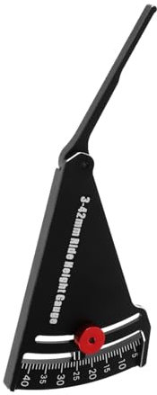 HOUDERCO Lkw-höhenmesswerkzeuge Fahrzeughöhenlineal Aluminiumlegierung Höhenmessgerät Für Rc-autos Wohnmobil-höhenmessung Felgensturzlineale Lkw-höhenmesslineal