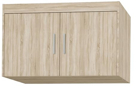AXLIVING Schrankaufsatz Storicos 2D Eiche Sonoma 89,7x55x53 cm Modern