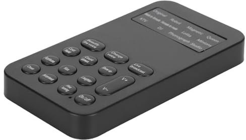OVAQUIXI Sprachwechsler, Handy-Soundkarte, Live-Broadcast-Gadgets, EIN-Key-Sprachwechsel, Leichtes und Tragbares Gerät für Gaming, K-Song mit Feinabstimmung, 8 Soundeffekte, ABS