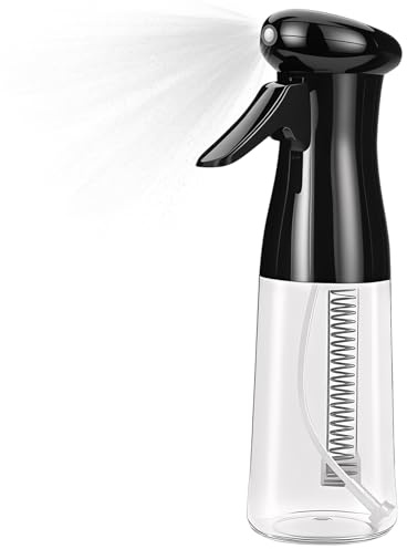 SALONKEY Kontinuierliche Wassersprühflasche, Haar- und Wassernebel für Haarstyling, Reinigung, Auslaufsicher mit Feinem Sprühnebel,Nachfüllbare Flasche für Haare, Pflanzen, Haushalt und Reisen