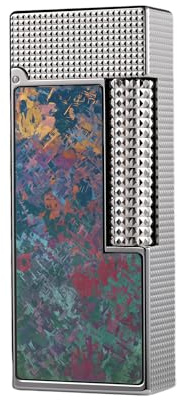 THORENS Side-Slip Narrow Iridescent Ti Vintage Brass Kerosene Lighter